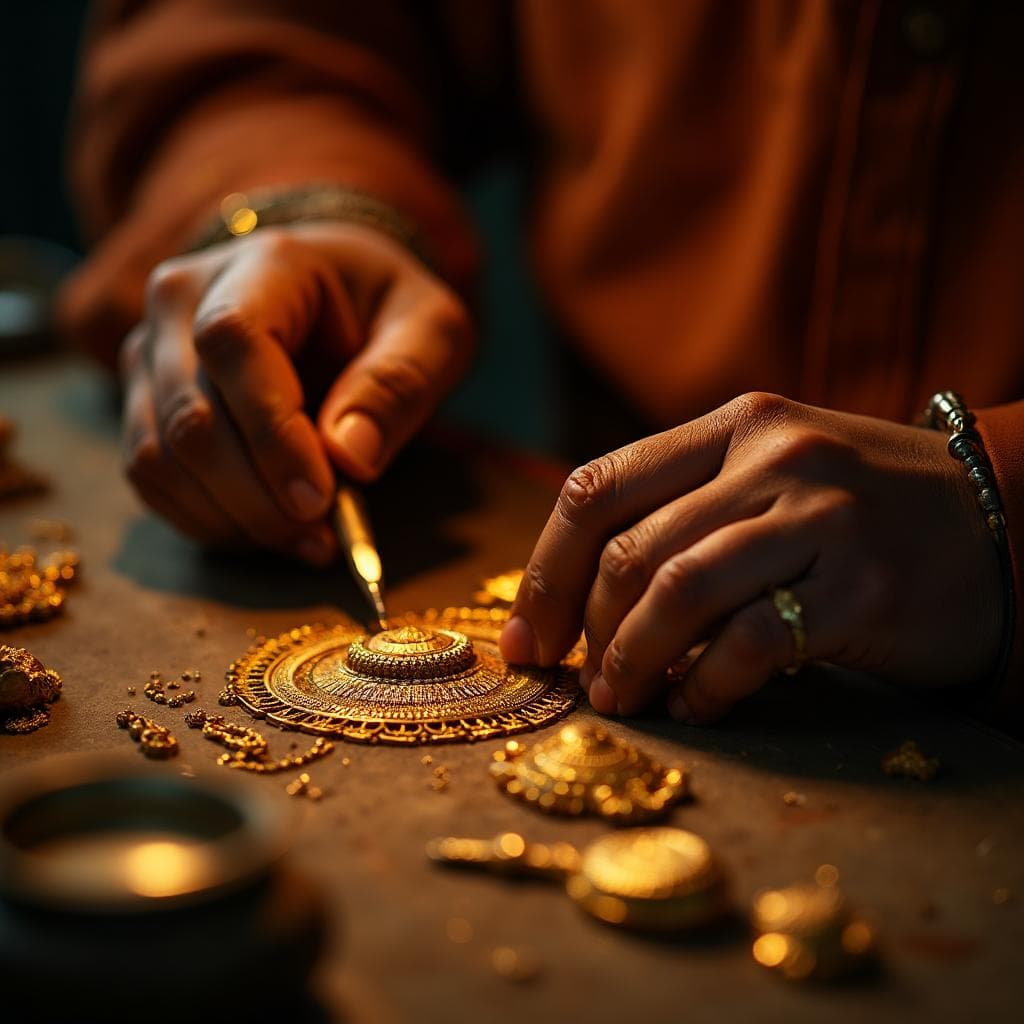 Heritage craftsmanship. BIS hallmarked purity.